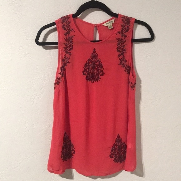 🌸Lucky Brand Sleeveless Blouse size  XS - Picture 1 of 5